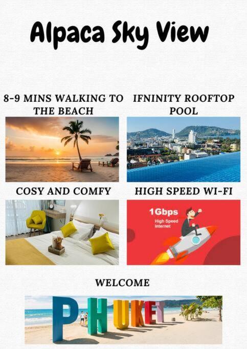 Апартаменты Alpaca Sky View Patong Экстерьер фото